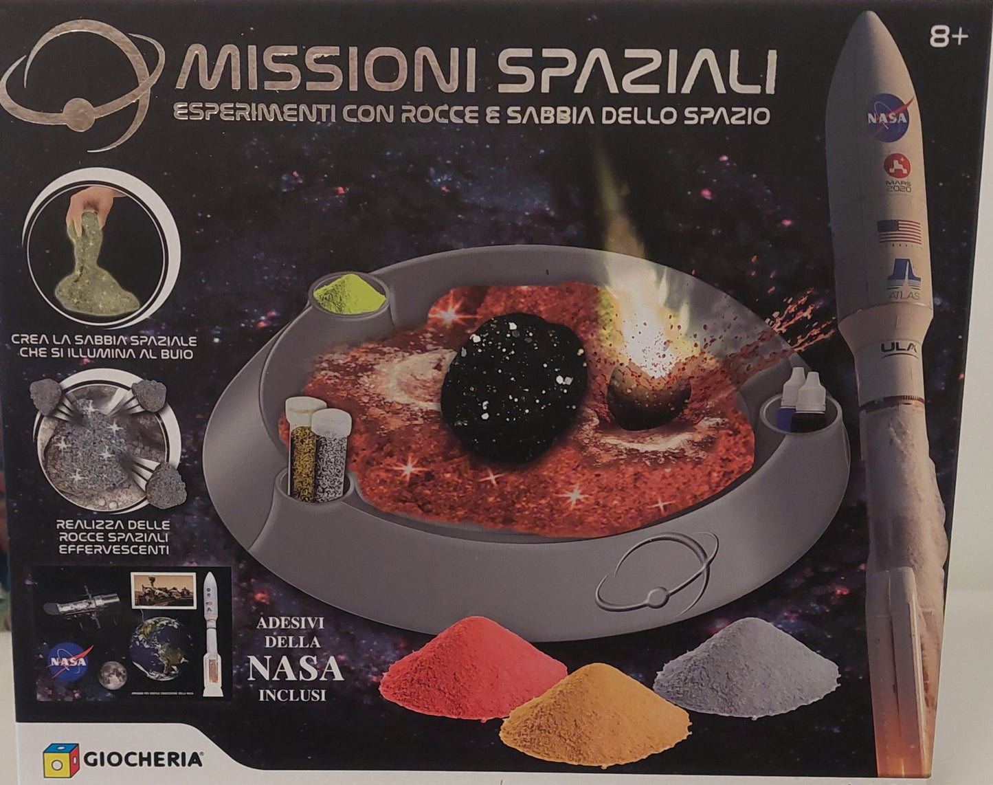 Missioni Spaziali Esperimenti Con Rocce E Sabbia