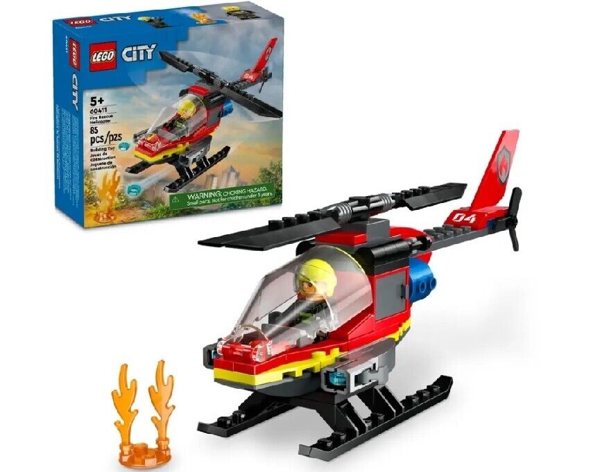 LEGO CITY ELICOTTERO DEI POMPIERI - LEGO 60411