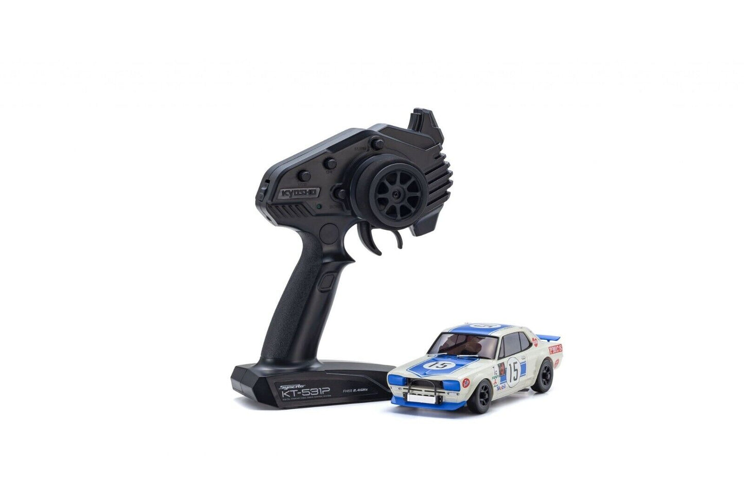 KYOSHO Mini-Z AWD Skyline 2000GT-R KPGC10 Racing'72 Blue No15 (MA020/KT531P