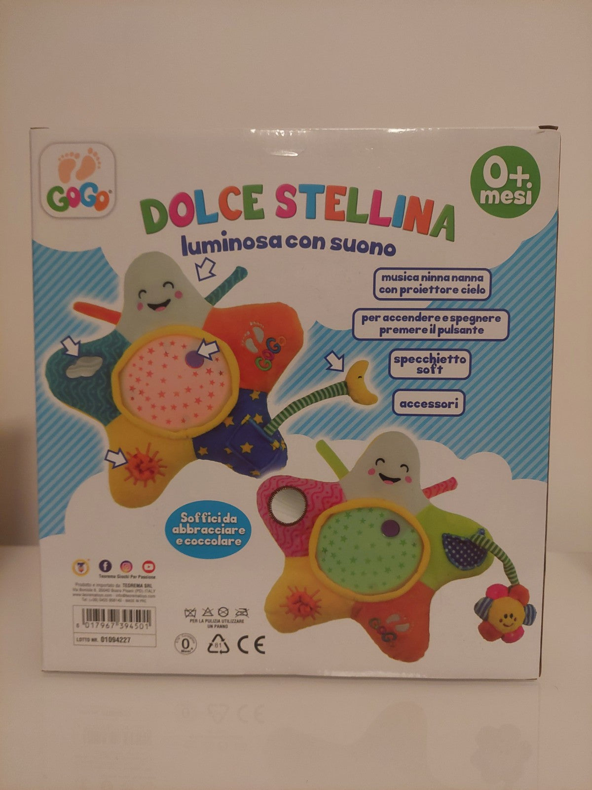 Dolce Stellina Luminosa Con Suoni Gioco Nanna Neonati Bambini