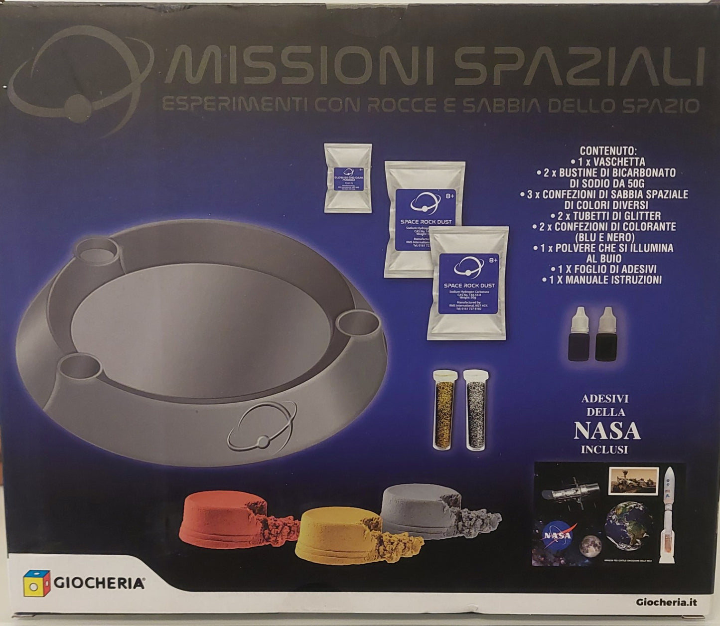 Missioni Spaziali Esperimenti Con Rocce E Sabbia
