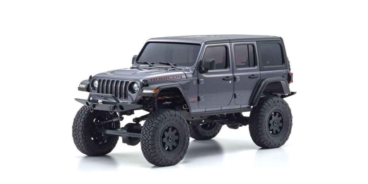 KYOSHO Mini-Z 4X4 MX-01 Jeep Wrangler Rubicon Granite Metallic (KT531P)